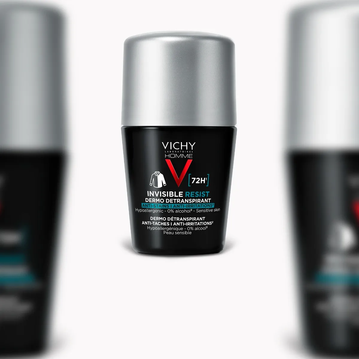 Vichy Homme Invisible Resist 72h Antiperspirant roll-on 50 ml