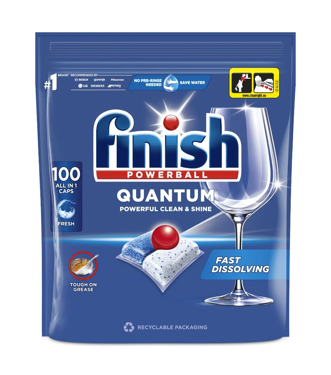 Finish Quantum All in 1 kapsle do myčky 100 ks