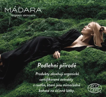 Mádara. Organic skincare. Podlehni přírodě. Produkty obsahují organické certifikované extrakty z rostlin, které jsou mimořádně bohaté na účinné látky.