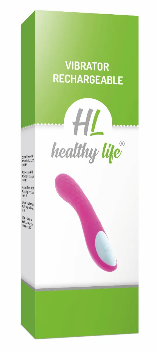 Healthy life Vibrator Rechargeable pink rose 