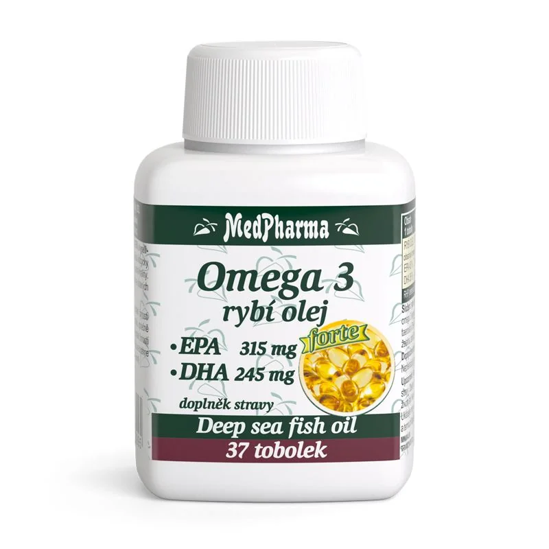 Medpharma Omega 3 rybí olej Forte 37 tobolek