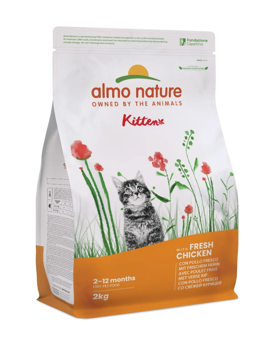 Almo Nature Kitten s čerstvým kuřetem krmivo pro koťata 2 kg