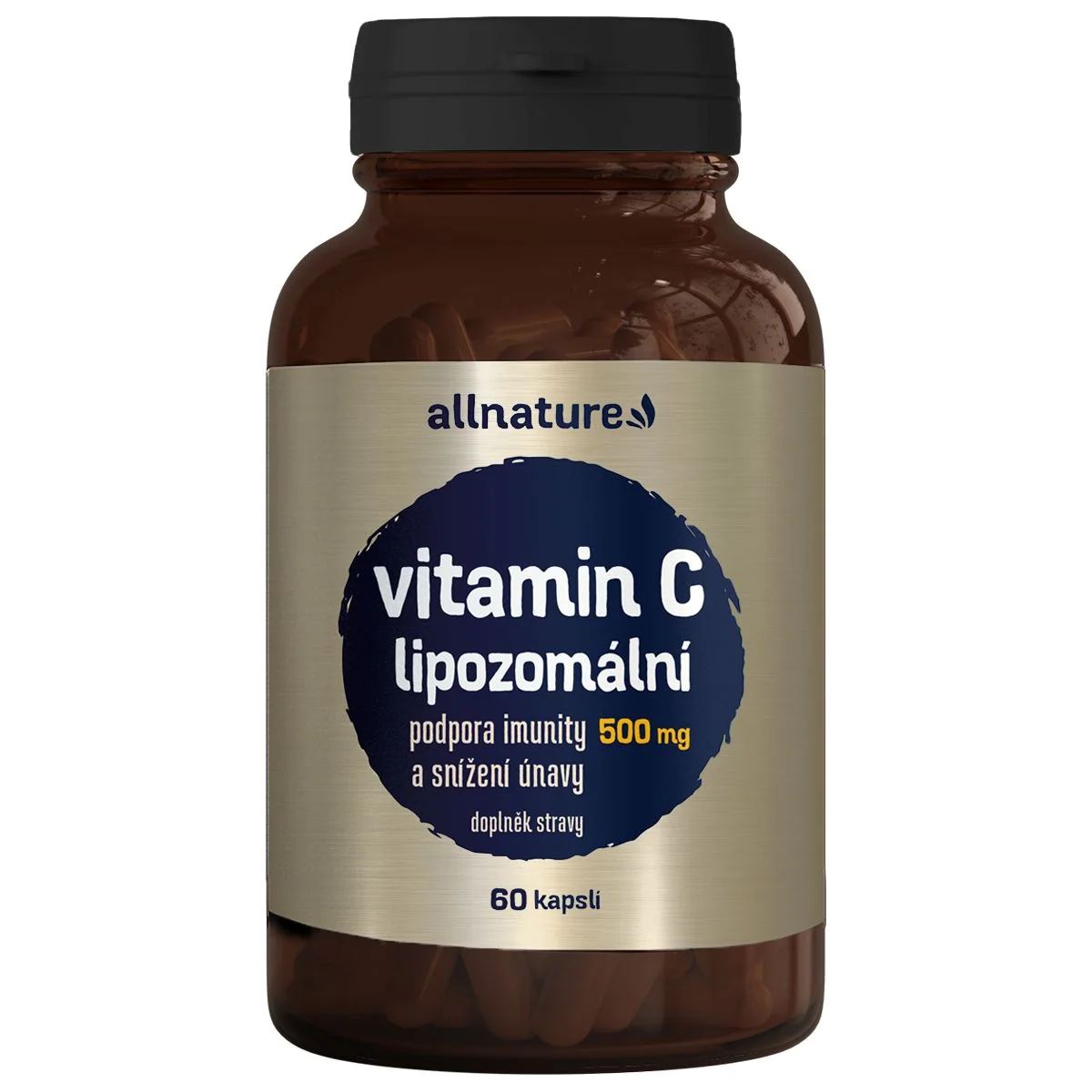 Allnature Lipozomální Vitamin C 500 mg 60 kapslí