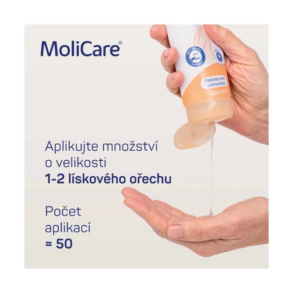 MoliCare Skin Masážní gel 200 ml