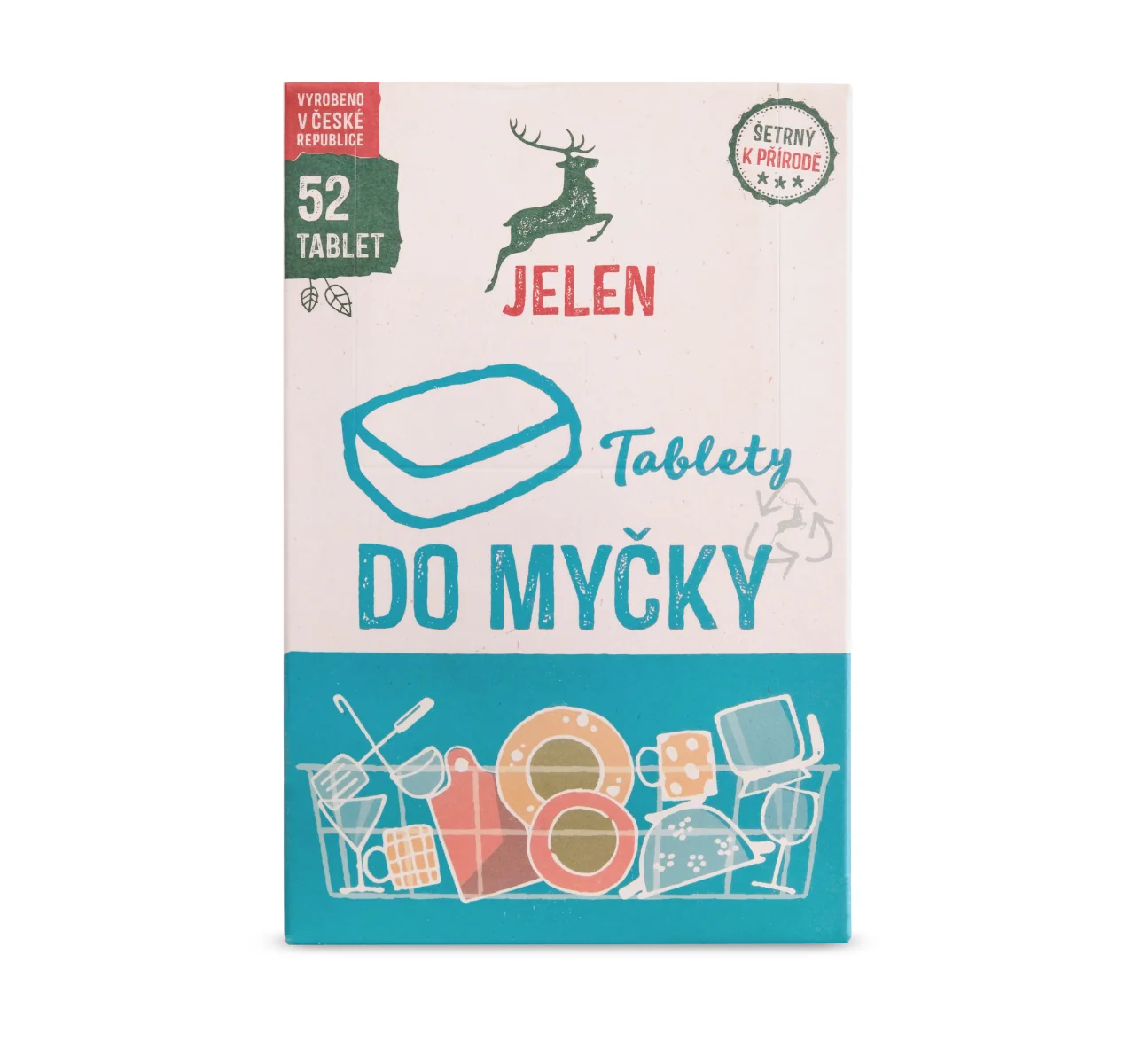 Jelen Tablety do myčky 52 ks