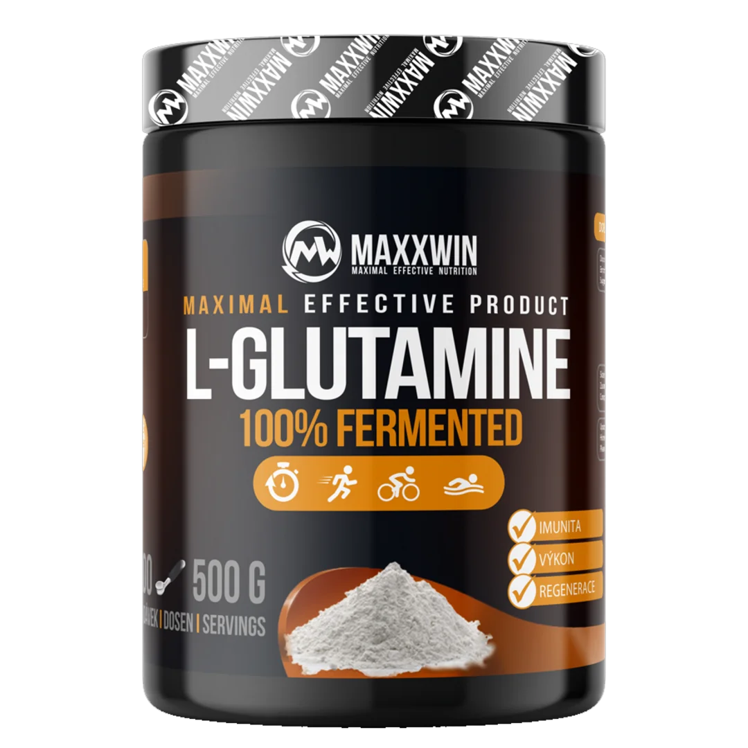 MAXXWIN L-Glutamine 100% fermented 500g - bez příchutě