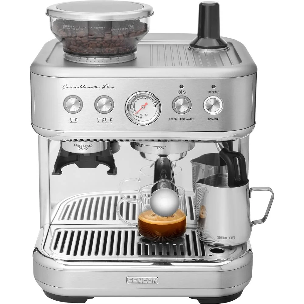 SENCOR SES 6010SS Espresso pákový kávovar stříbrný