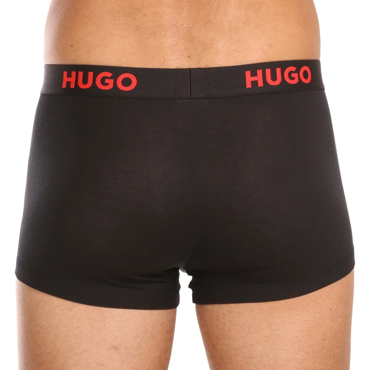 HUGO 3PACK pánské boxerky černé (50496723 001) M 