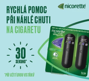 Rychlá pomoc při náhlé chuti na cigaretu – Nicorette