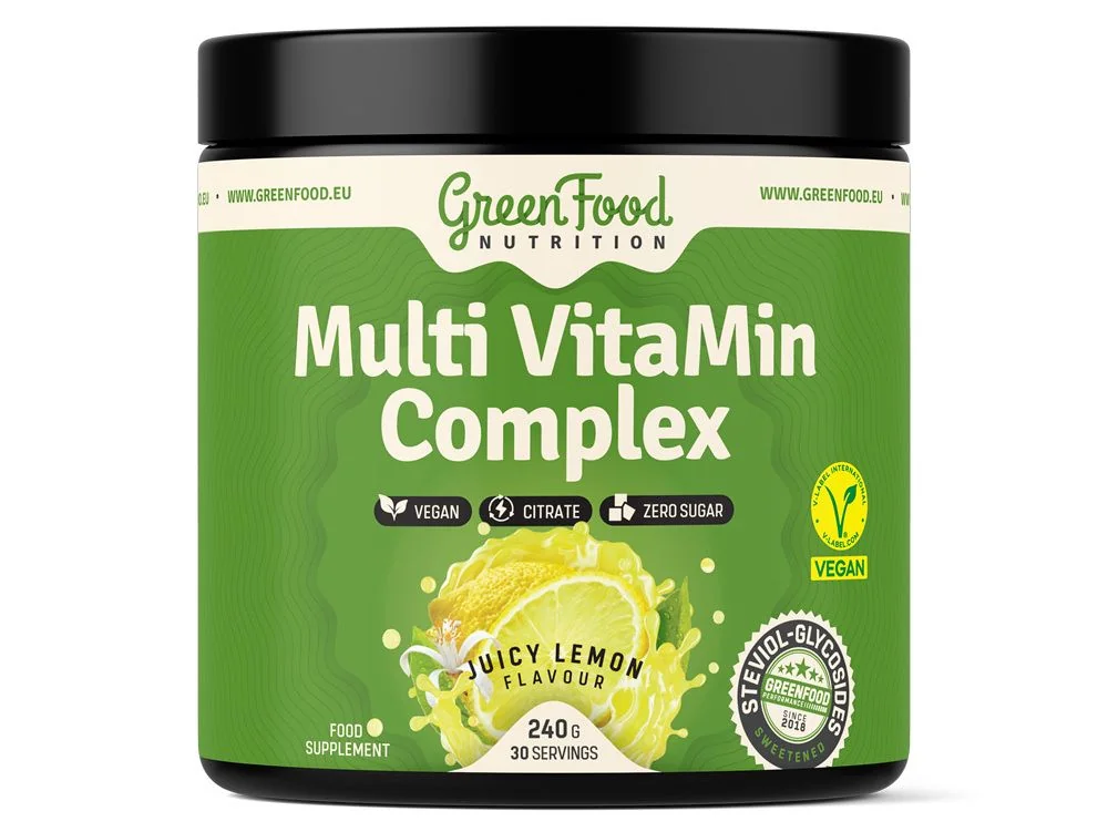 GreenFood Nutrition Multi VitaMin Complex juicy lemon 240 g