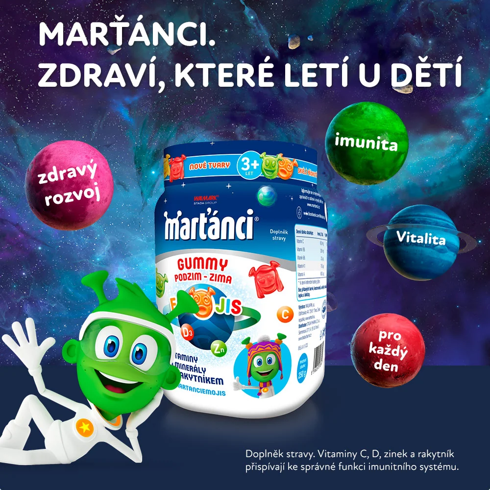 Marťánci Gummy PODZIM - ZIMA 50 ks