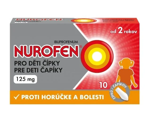 Nurofen pro děti 125 mg 10 čípků