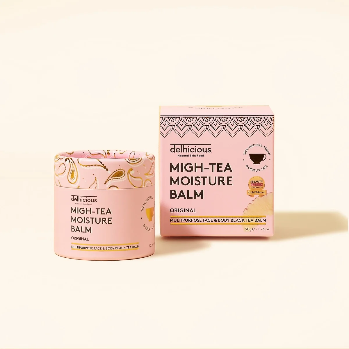 Delhicious Migh-Tea Moisture Multipurpose Balm tělový balzám 50 g