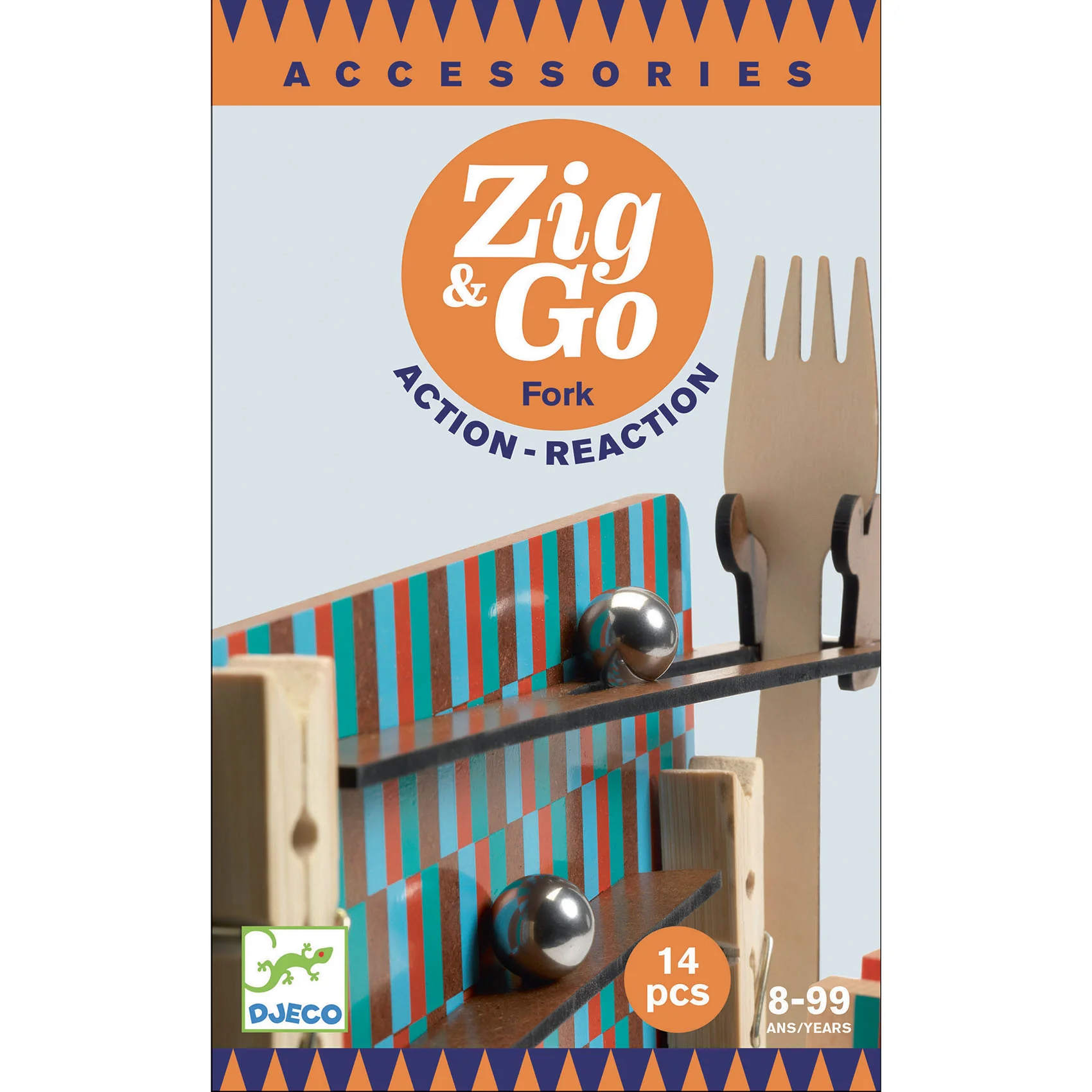 Djeco Zig & Go - Fork - 14 pcs 