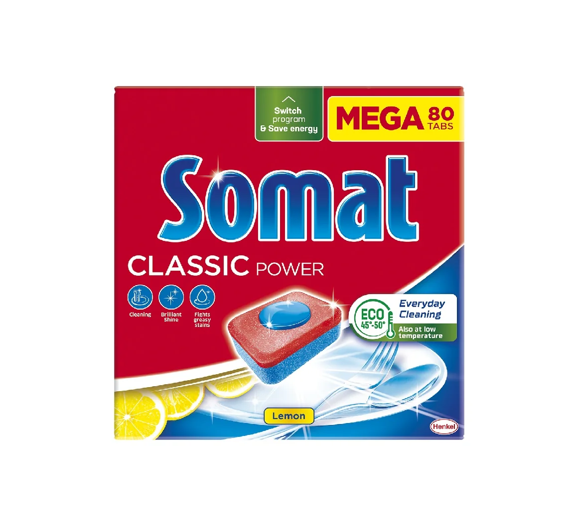 Somat Tablety do myčky Classic Power Lemon 80 ks