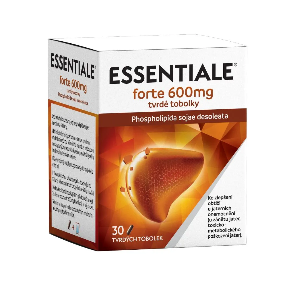 Essentiale forte 600 mg 30 tvrdých tobolek