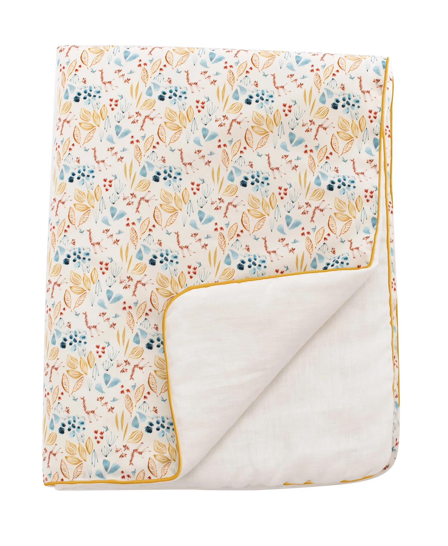 Moulin Roty Giraffe baby quilt Sous mon baobab 