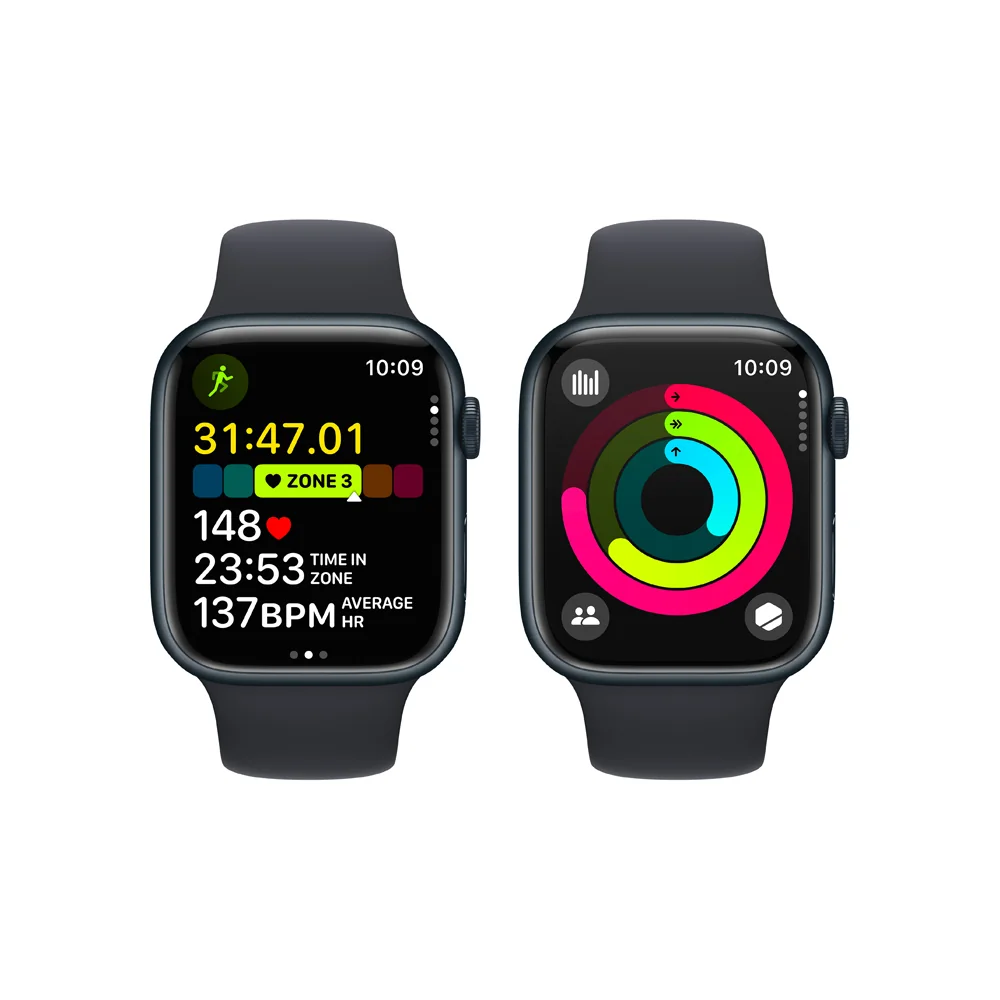 Apple Watch S9 45 mm sport band M/L smart hodinky Midnight