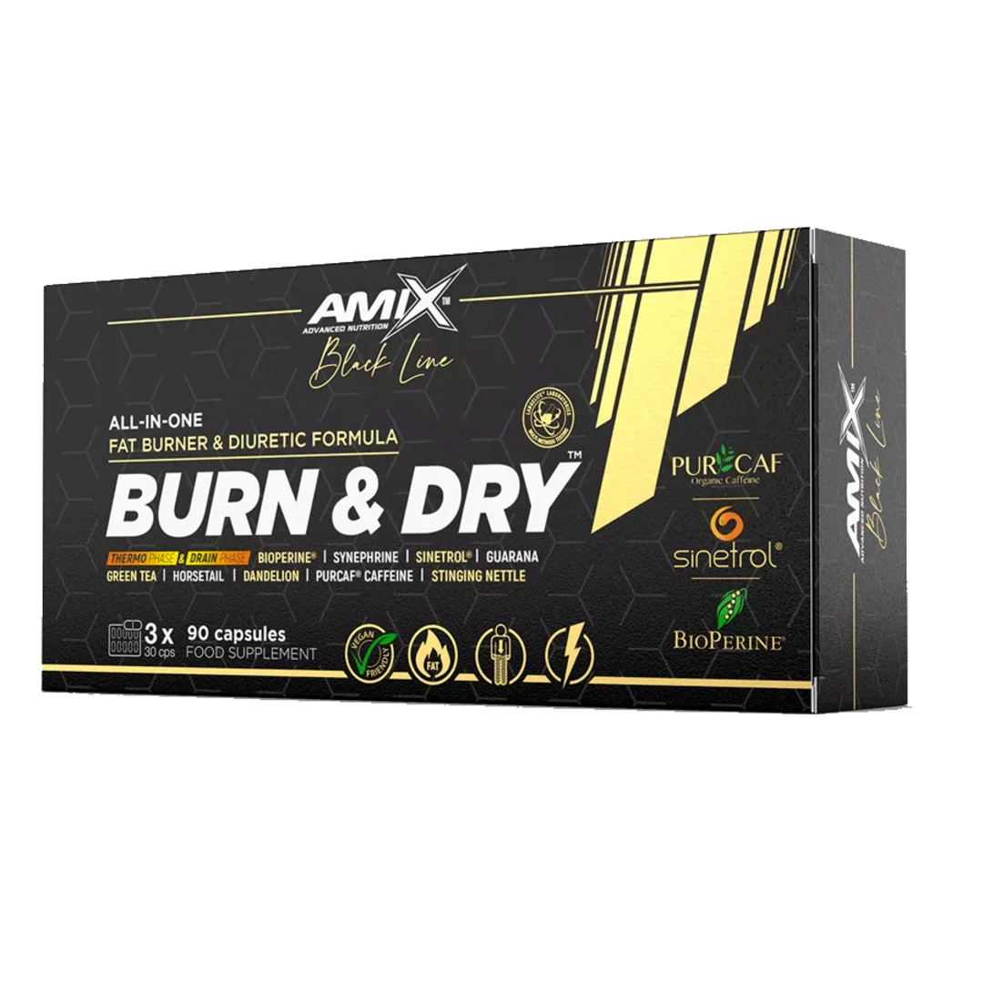 Amix Nutrition Black Line Burn & Dry Blister - 90 kapslí