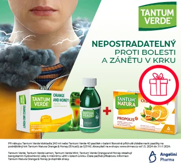 Tantum Verde, Erdomed + NAVÍC TV Orange 15 pastilek (květen 2024)