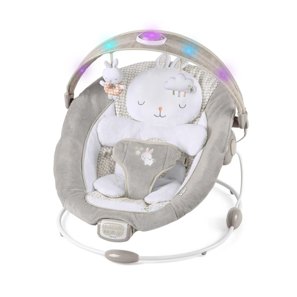 Ingenuity Lehátko vibrující s melodií a světlem Twinkle Tails™ 0m+ do 9 kg