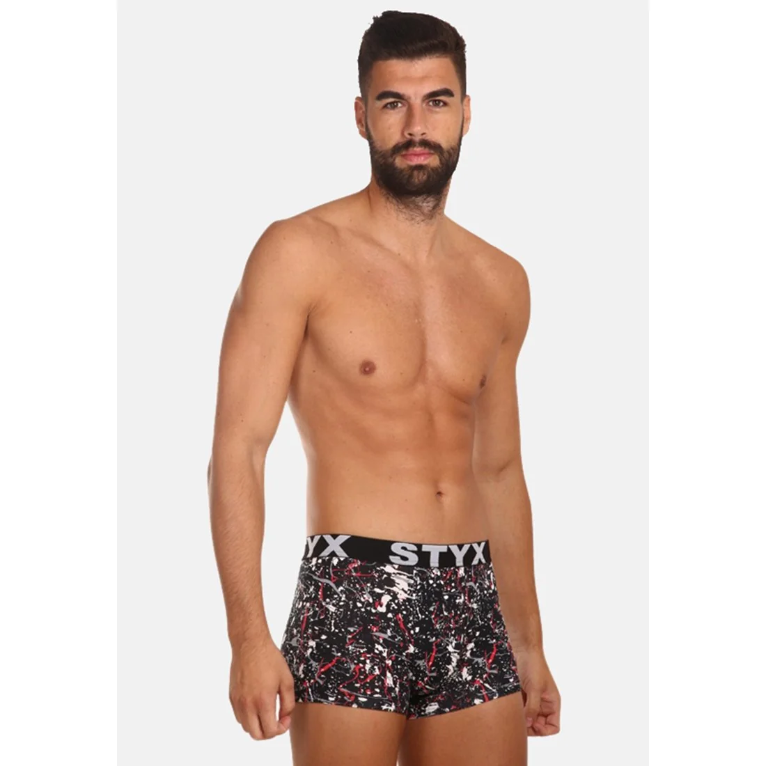 Styx Pánské boxerky art sportovní guma nadrozměr Jáchym (R850) 3XL 