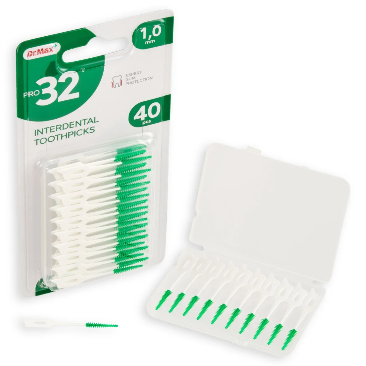 Dr. Max PRO32 Interdental Toothpicks 1,0 mm mezizubní párátko 40 ks