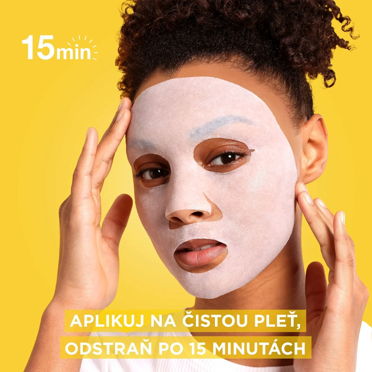 Garnier Skin Naturals Rozjasňující textilní maska s vitamínem C 28 g