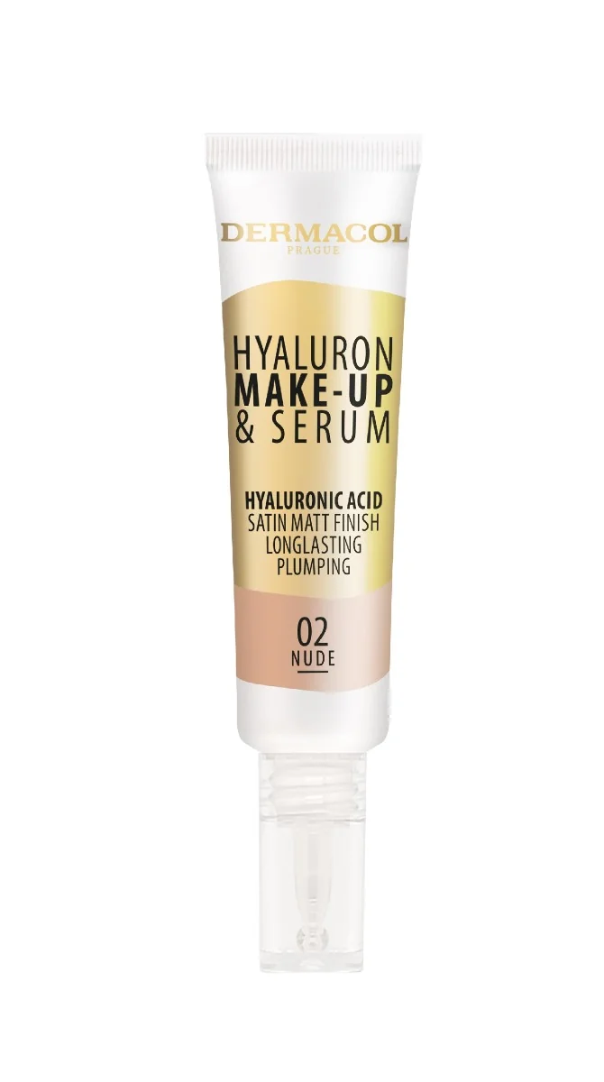 Dermacol Hyaluron Make-up & Serum 02 Nude 25 g