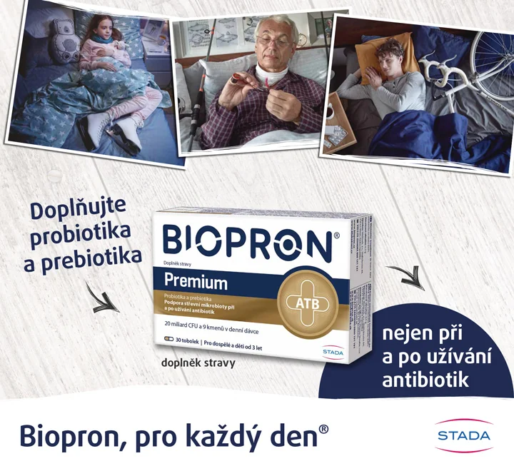 Biopron®, pro každý den – po kolonoskopii se doporučuje doplňovat probiotika a prebiotika