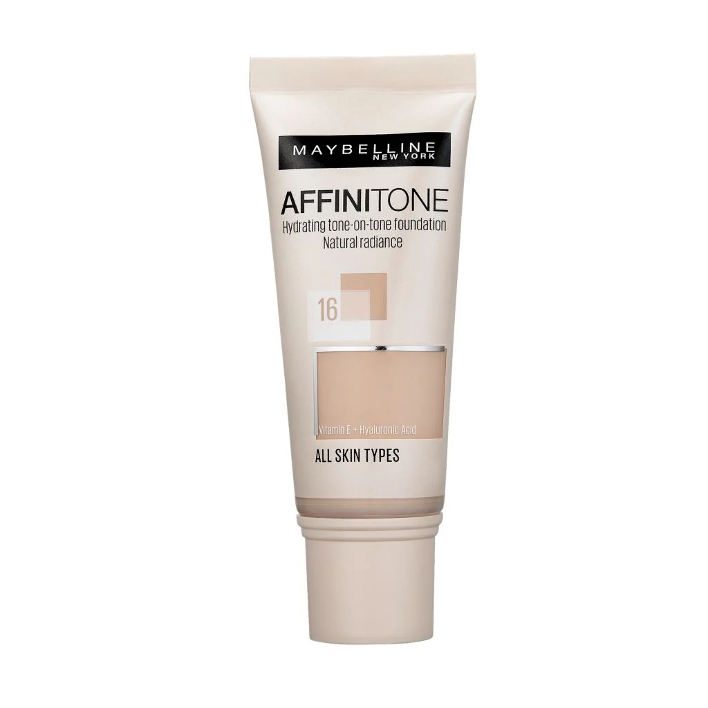 Maybelline Affinitone odstín 16 Vanilla Rose hydratační make-up 30 ml