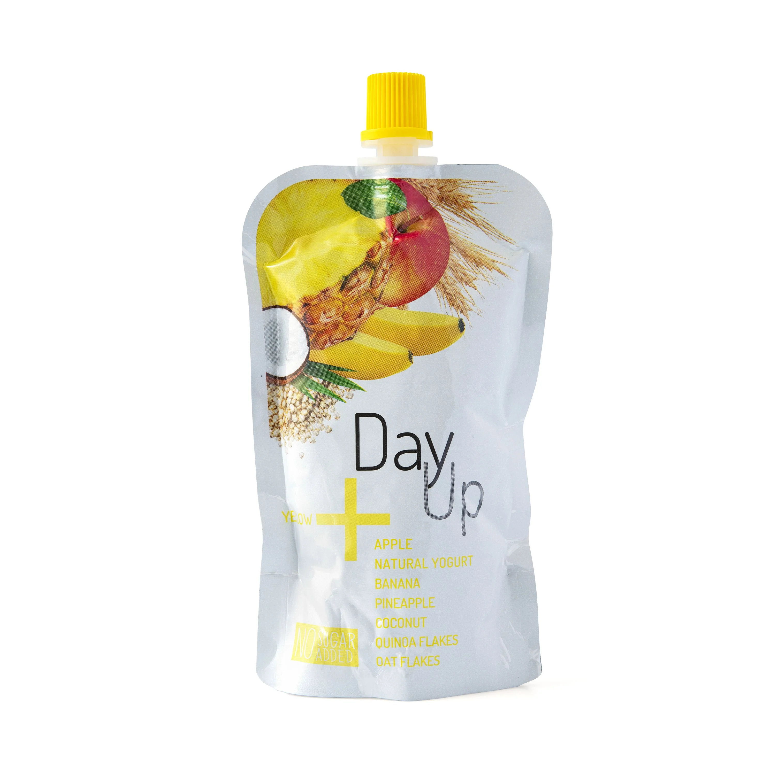 Day Up Ovocná kapsička jablko, banán, ananas s jogurtem a cereáliemi 120 g