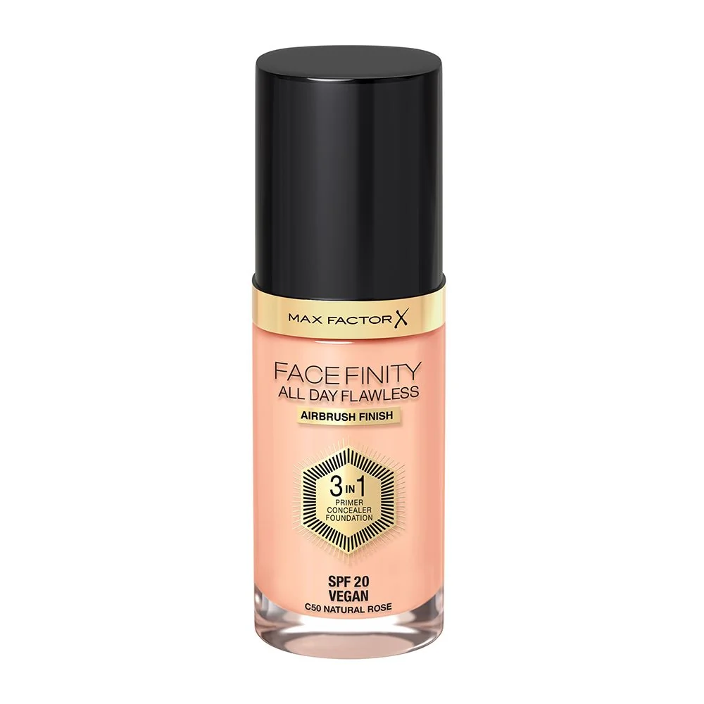 Max Factor Facefinity All Day Flawless 3v1 make-up C50 Natural Rose 30 ml