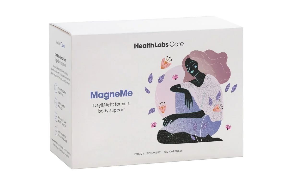 Health Labs Care MagneMe Magnesium a Vitamin B6 – komplexní kúra 120 kapslí