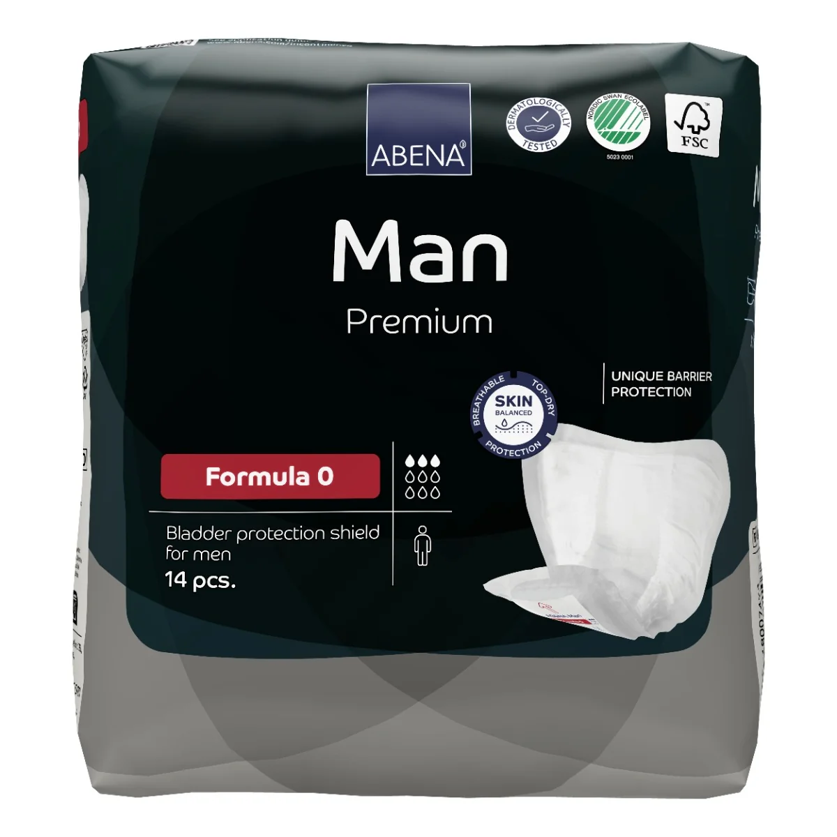 Abena Man Premium Formula 0 inkontinenční vložky pro muže 14 ks