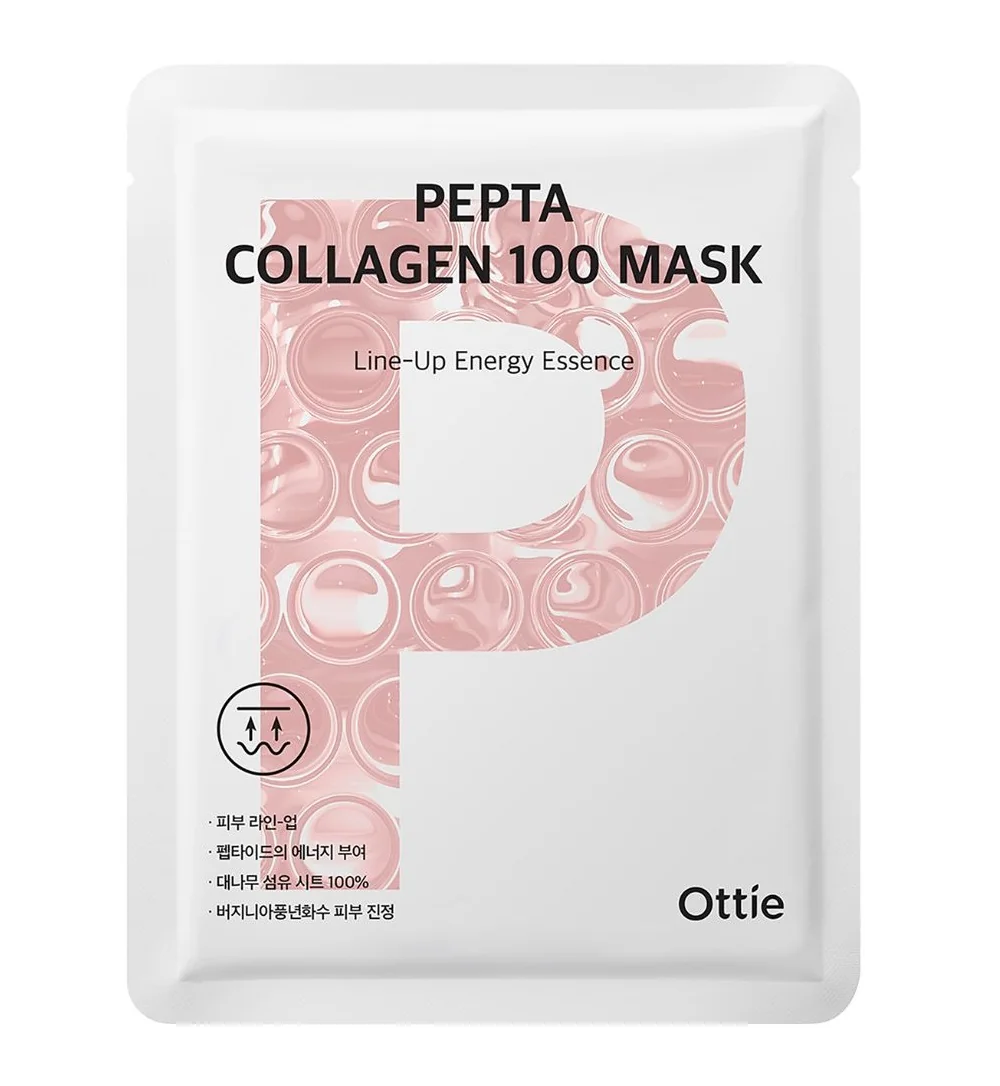 Ottie 100 Mask Pepta Kolagen plátýnková maska 25 ml