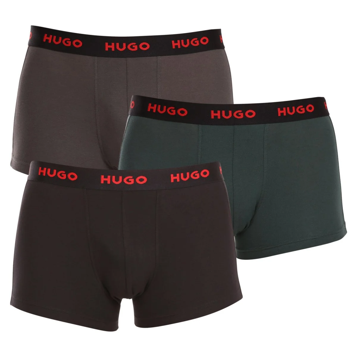 HUGO 3PACK pánské boxerky vícebarevné (50469766 303) M