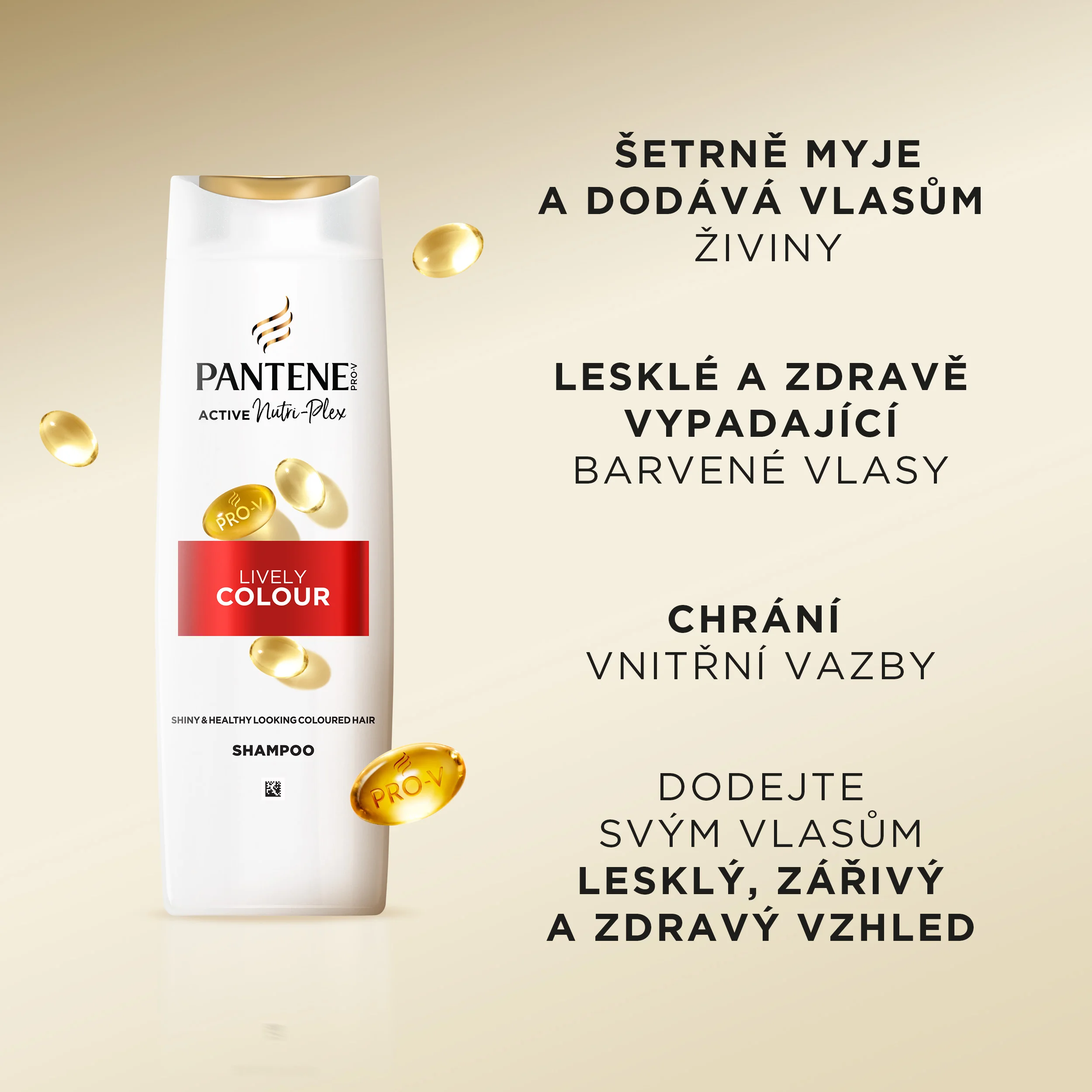 Pantene Pro-V Lively Colour 3v1 šampon na barvené vlasy 325 ml