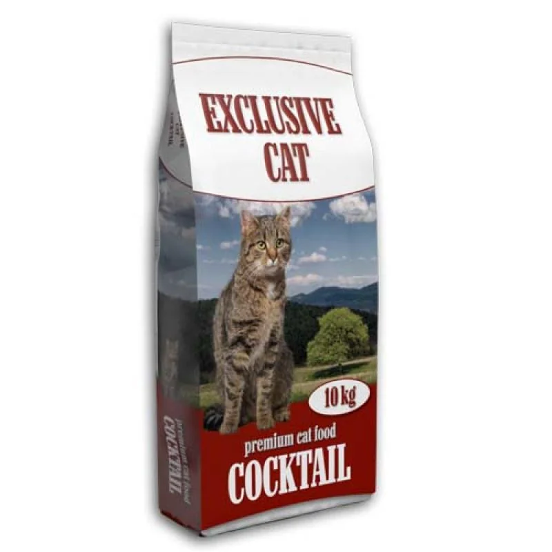 Delikan EXCLUSIVE CAT Cocktail 10kg Krmivo pre venkovním a vnitřním kočkám z drůbe