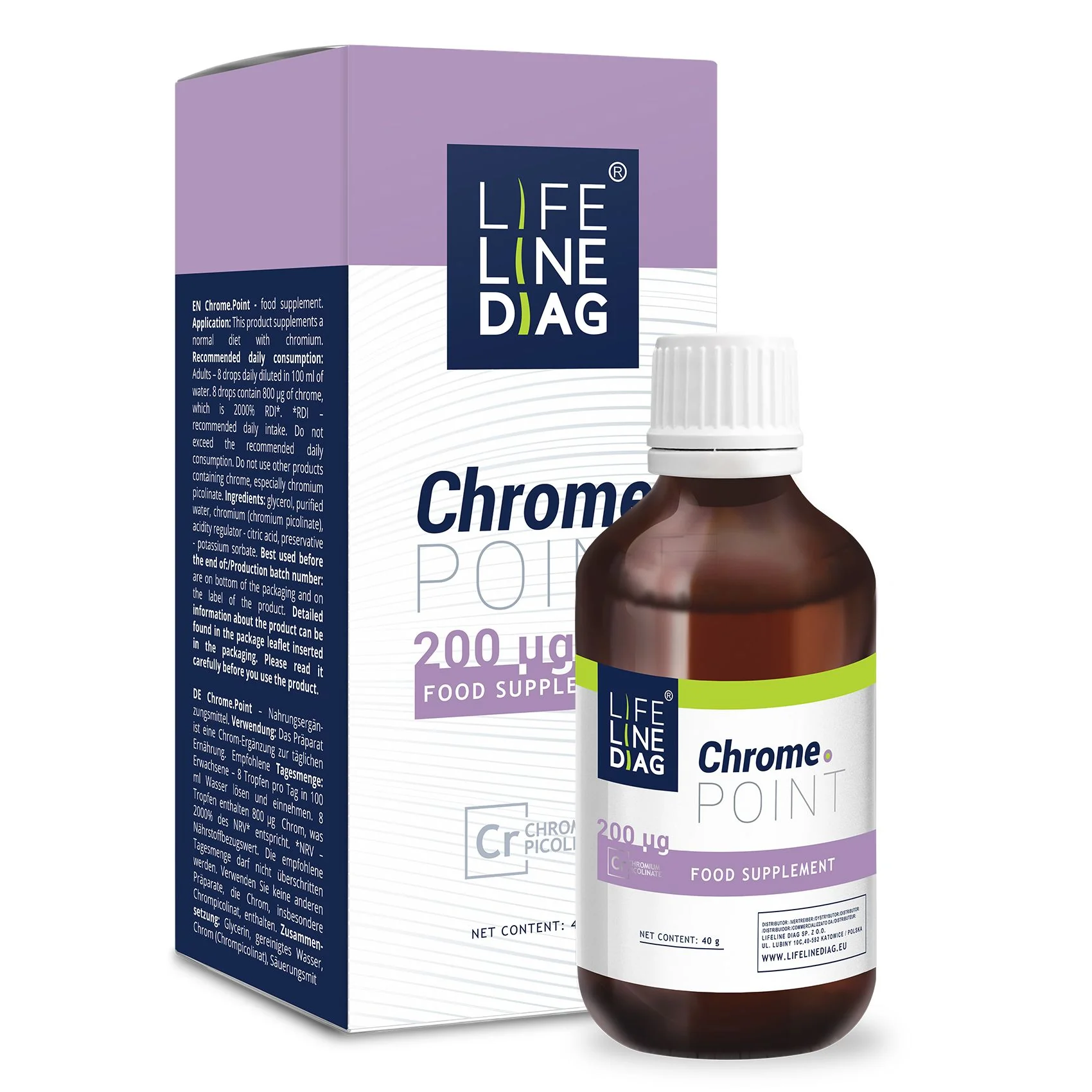 Lifeline Diag Chrome Point 40 g