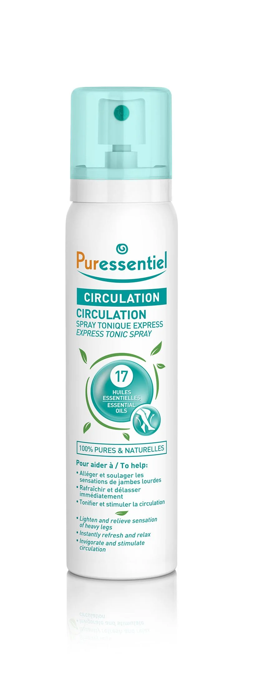 PURESSENTIEL Sprej na unavené a oteklé nohy 100 ml