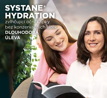 Systane® HYDRATION zvlhčující oční kapky bez konzervačních látek. Dlouhotrvající úleva.