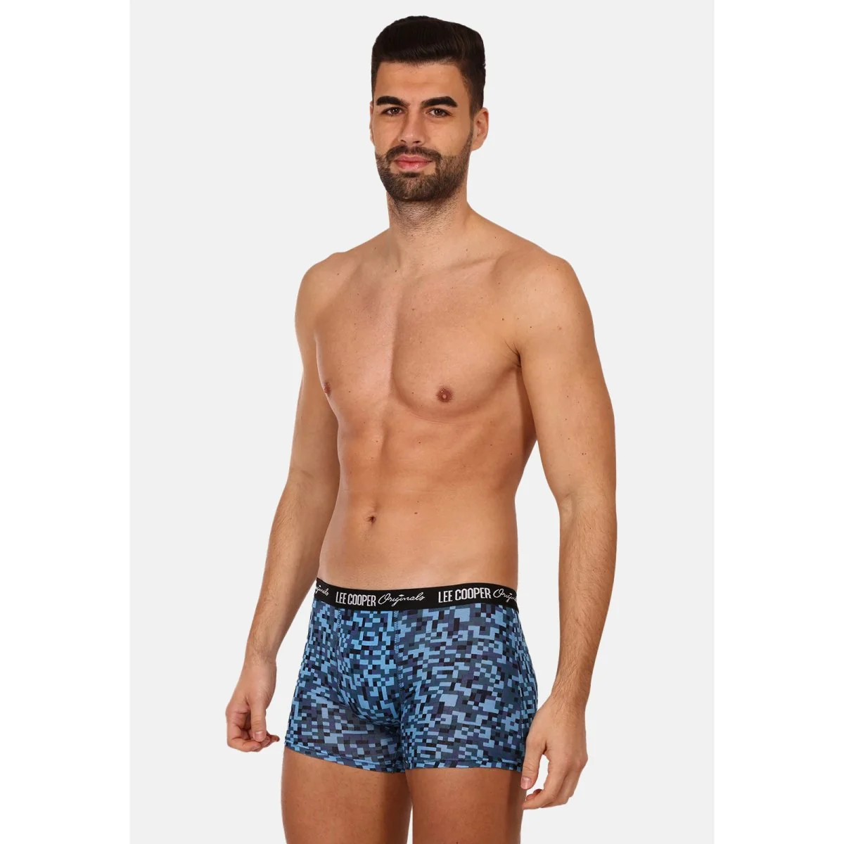 Lee Cooper 3PACK pánské boxerky vícebarevné (LCUBOX3P2-1946710) M 