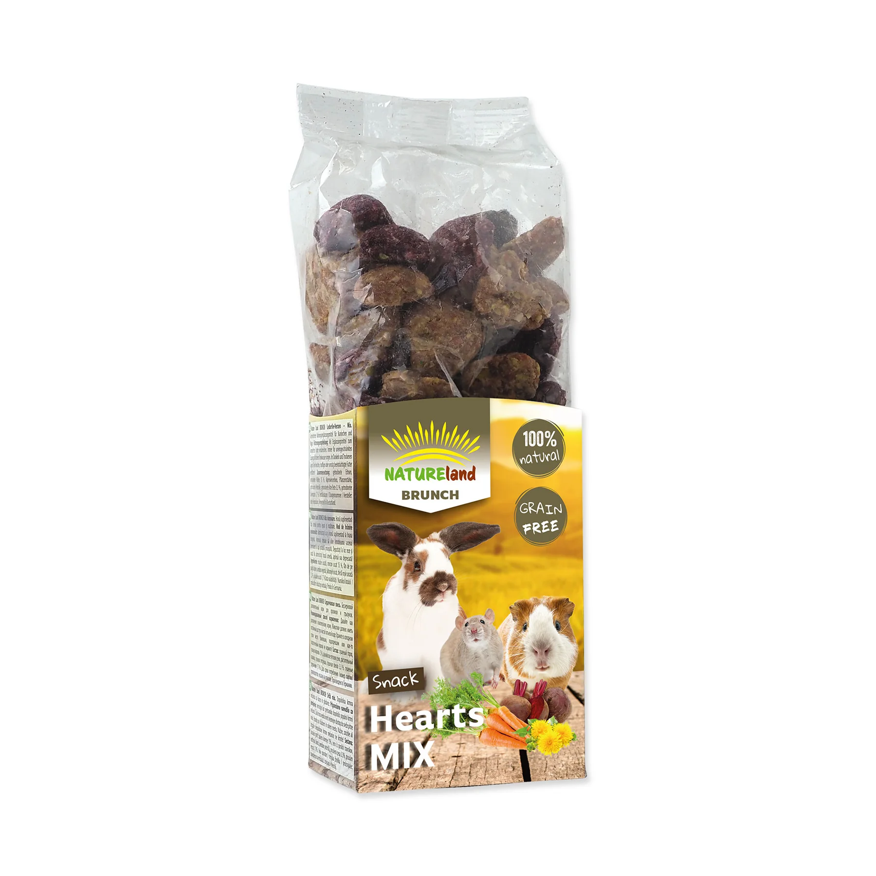 Nature Land Pochoutka Brunch srdíčka mix 150 g