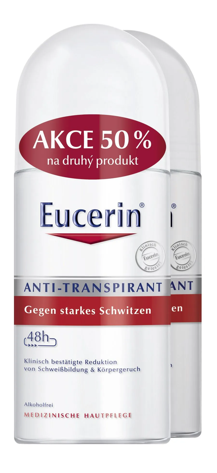 Eucerin Deo Kuličkový antiperspirant duopack 2x50 ml