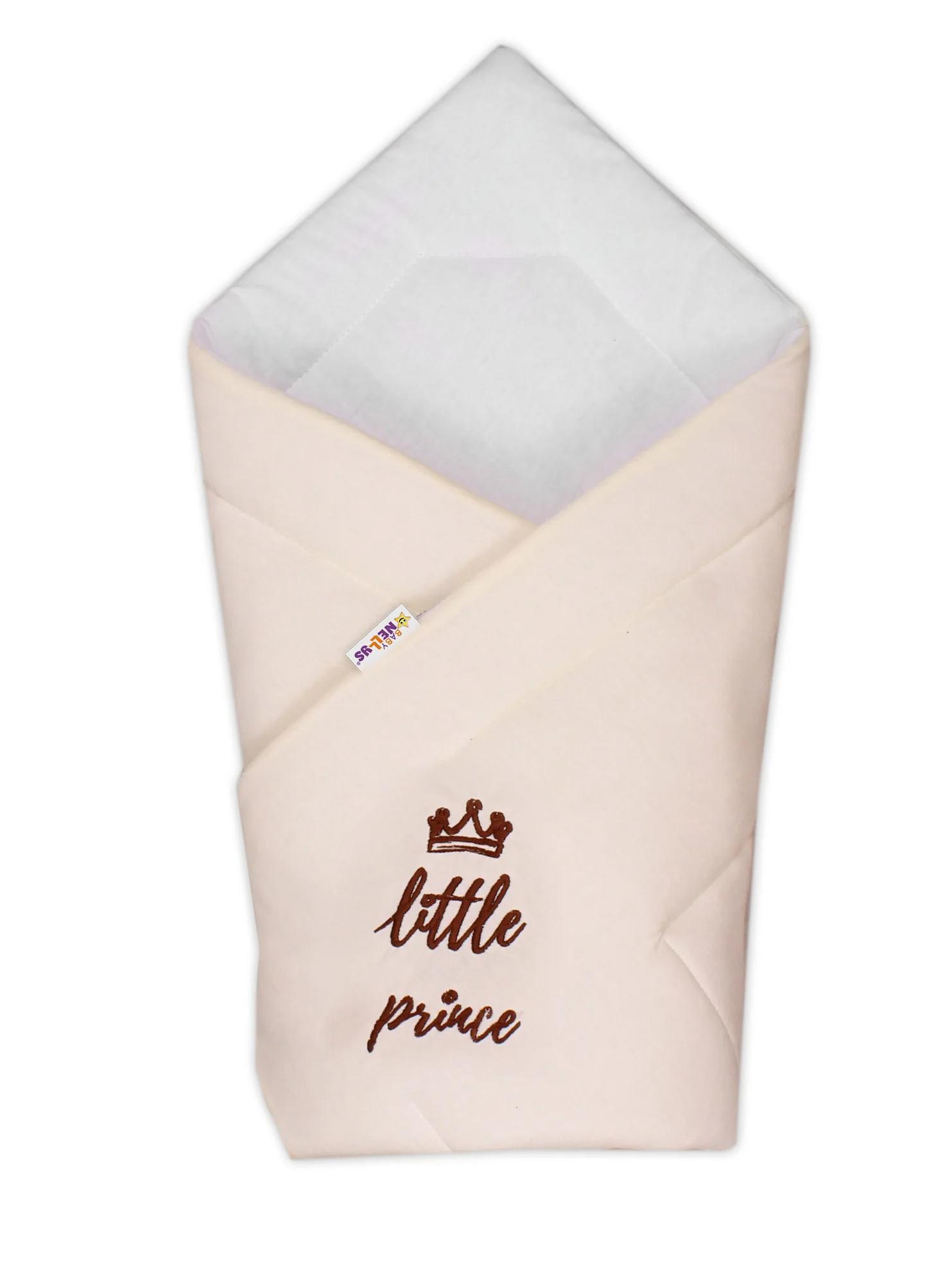 Baby Nellys Rychlozavinovačka Little Prince  - jersey - smetanová