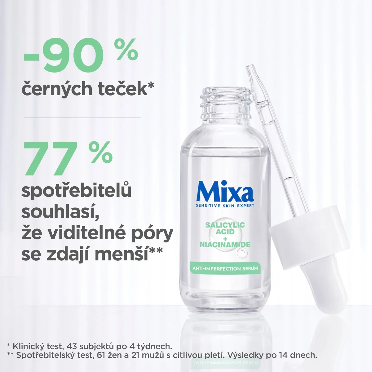 Mixa Face & Cleansing sérum proti nedokonalostem 30 ml