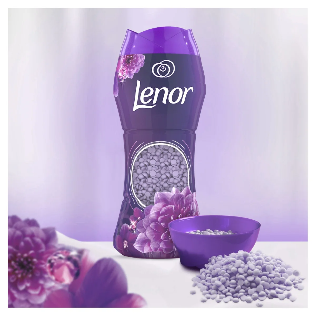 Lenor Vonné perličky Amethyst & Floral Bouquet 210 g