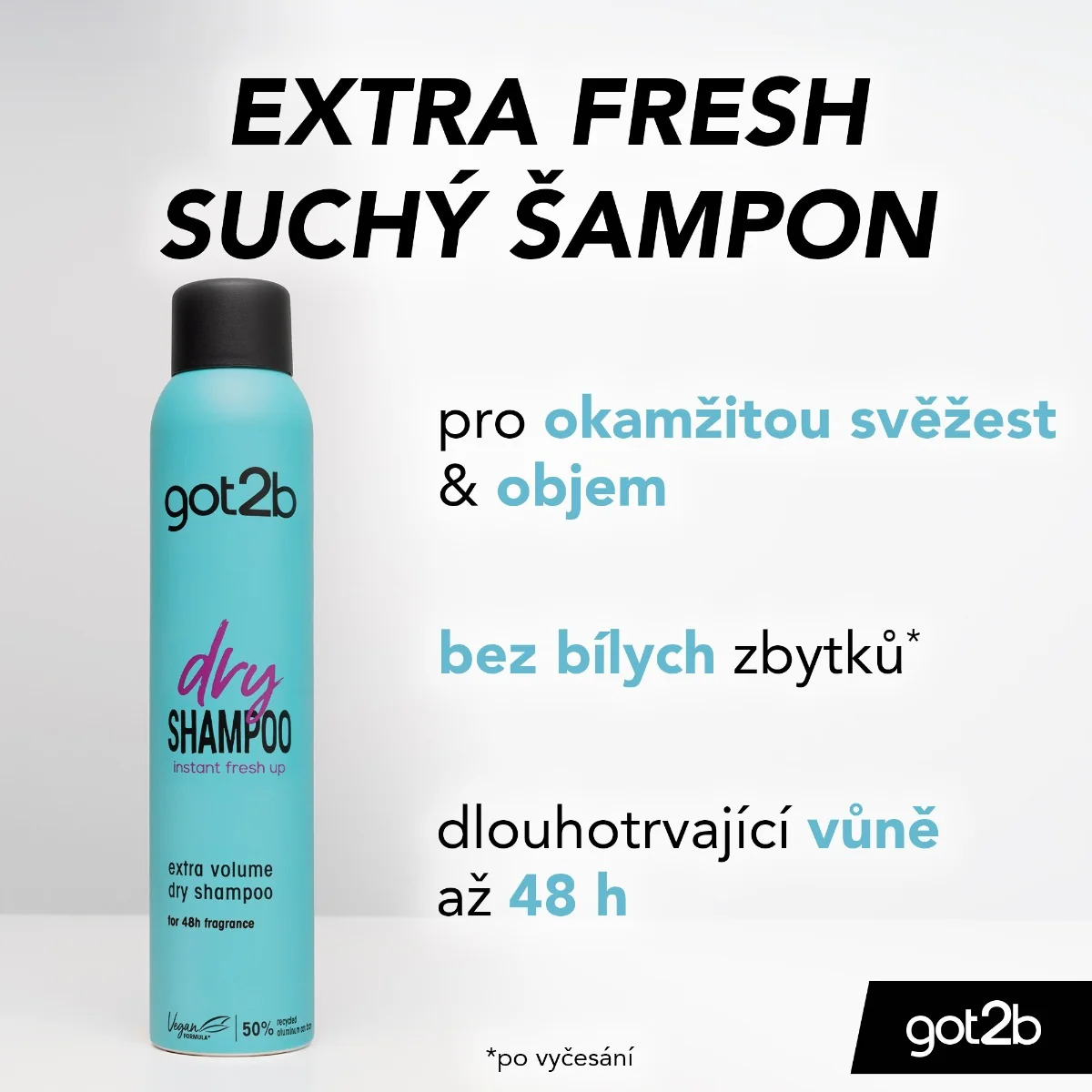 got2b Extra Volume suchý šampon pro objem vlasů 200 ml