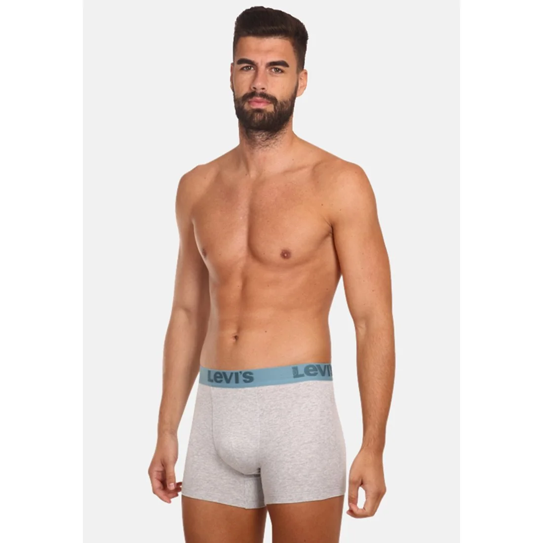 Levis 3PACK pánské boxerky šedé (905045001 015) M 